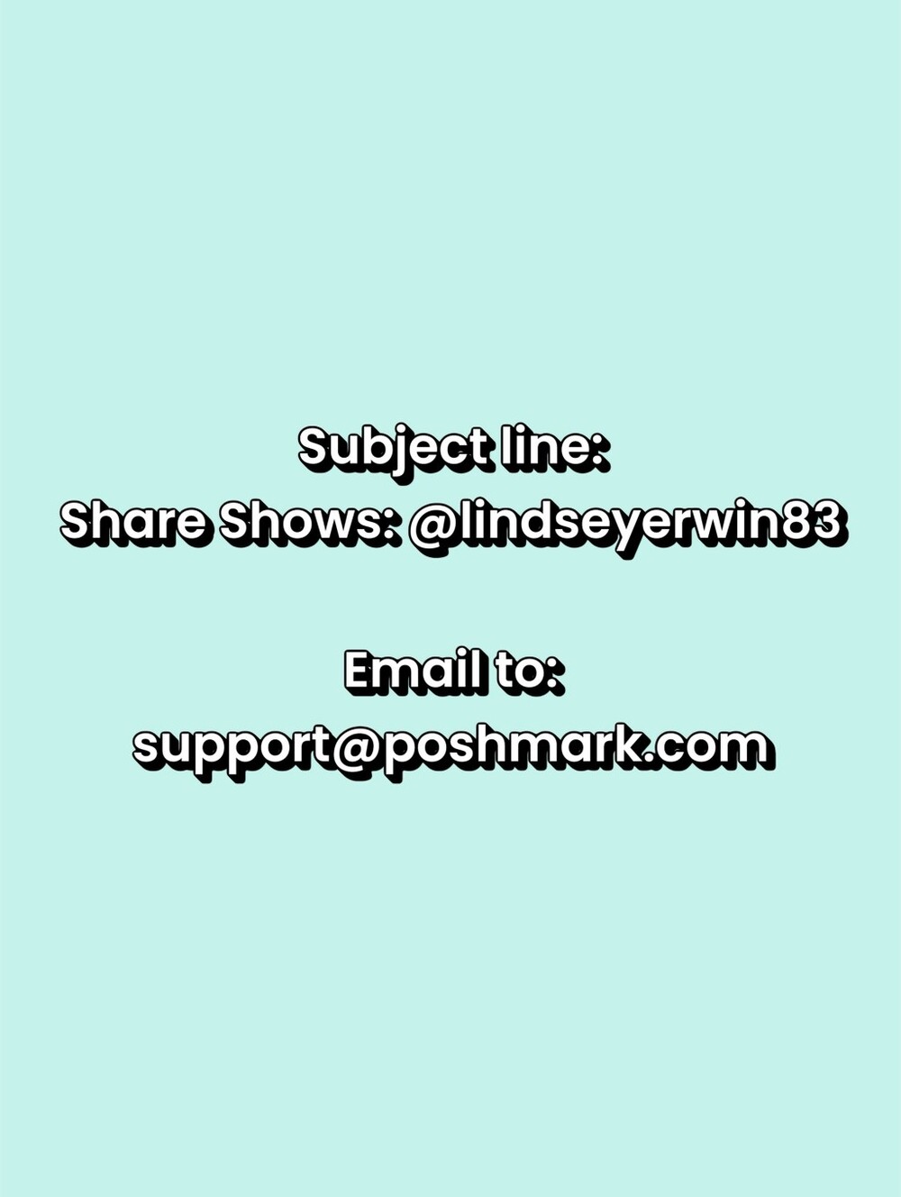 Please Write To POSH...lets Get Our Share Shows Back To Normal - Picture 1 of 1